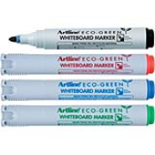 Dry Safe 2.mm Bullet<br>Eco-Green Whiteboard Markers<br>Sold by the Dozen<br>EK-527
