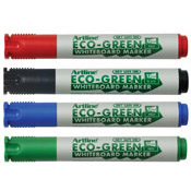 Eco-Green 2.-5.mm Chisel<br>Whiteboard Markers<br>Sold by the Dozen<br>EK-529