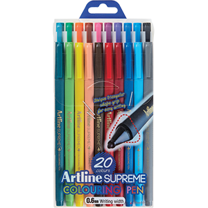 00583 - Supreme Coloring Pens
20-Pack