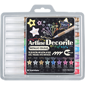 01167 - Decorite Brush 8-Pack
Metallic Set