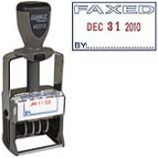 FAXED Dater 1" x 1-1/2"<br>Steel Self-Inking 
