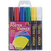 2mm Bullet 6PK<br>Poster Markers (Primary)<br>EPP-4
