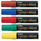 12mm Chisel<br>Poster Markers (Primary)<br>Sold by the Dozen