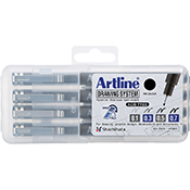 00291 - Drawing System Pens 4PK
0.1mm, 0.3mm, 0.5mm, 0.7mm
EK-230